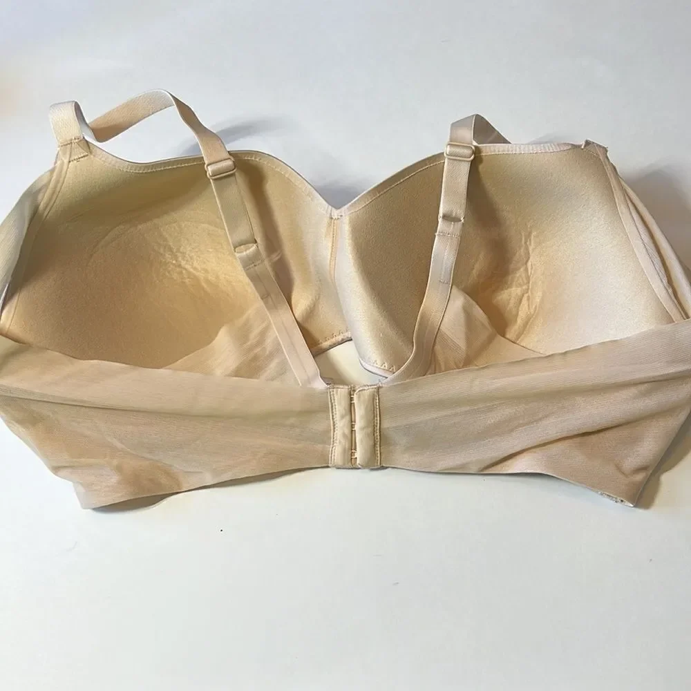 WACOAL Women’s Ultimate Side Smoother Wire Free T-Shirt Bra Nude Size 40 D